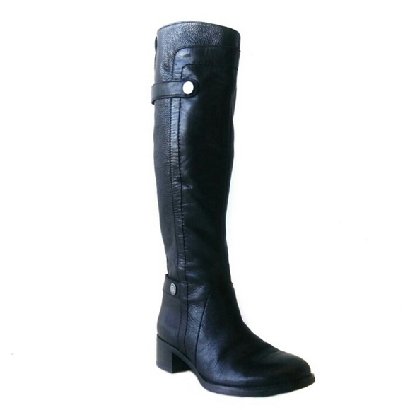 Franco Sarto Shoes - Gorgeous Franco Sarto Black Leather Riding Boots